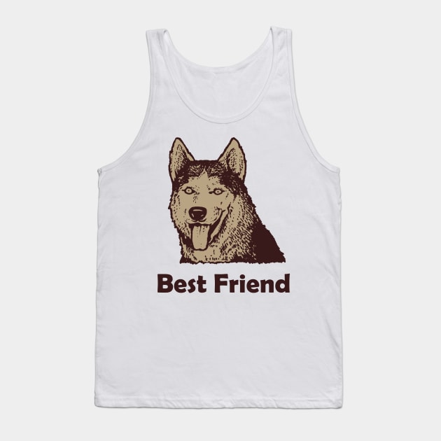 Best Friend - Dog Tank Top by Hariolf´s Mega Store